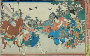 Kunisada Utagawa - Houtdruk, geen titel kaufen? Bieten Sie von 70!