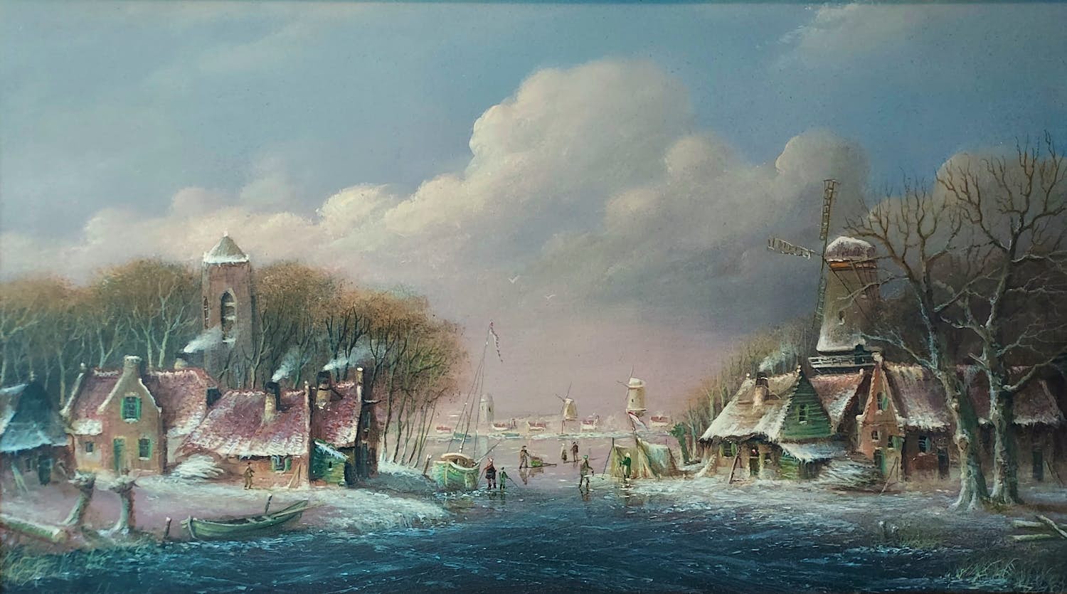 Thomas Heesakkers - Winterlandschap kopen? Bied vanaf 350!