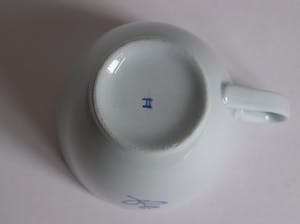 Upsala-Ekeby - Melkkan en kop- en schotel decor Blandbatt ontwerp Arthur Percy kopen? Bied vanaf 10!