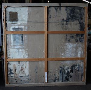 Ronald Hooft - Zeer groot schilderij (200 x 200 cm), “Gun” – New York, 1992 kopen? Bied vanaf 1!