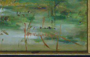 Johannes Cornelis van Rijsewijk - Hollands landschap met vissers kopen? Bied vanaf 125!