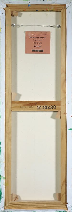 Marthe Nso Abomo - Acryl op doek, Tulipes III kopen? Bied vanaf 1!