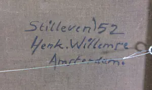 Henk Willemse - Olieverf op doek, Stilleven met bloemen. kopen? Bied vanaf 250!
