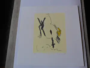 Charlotte le Fevre - litho, zonder titel, hand gesigneerd, 1988 kopen? Bied vanaf 20!