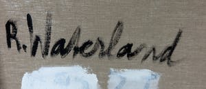 Roos Waterland - Olieverf op doek, Zonder titel - Ingelijst (Zeer groot) kopen? Bied vanaf 1!