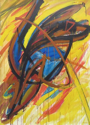 Cor Knops - Acryl op doek, Ekuta III (Zeer groot) kopen? Bied vanaf 1!