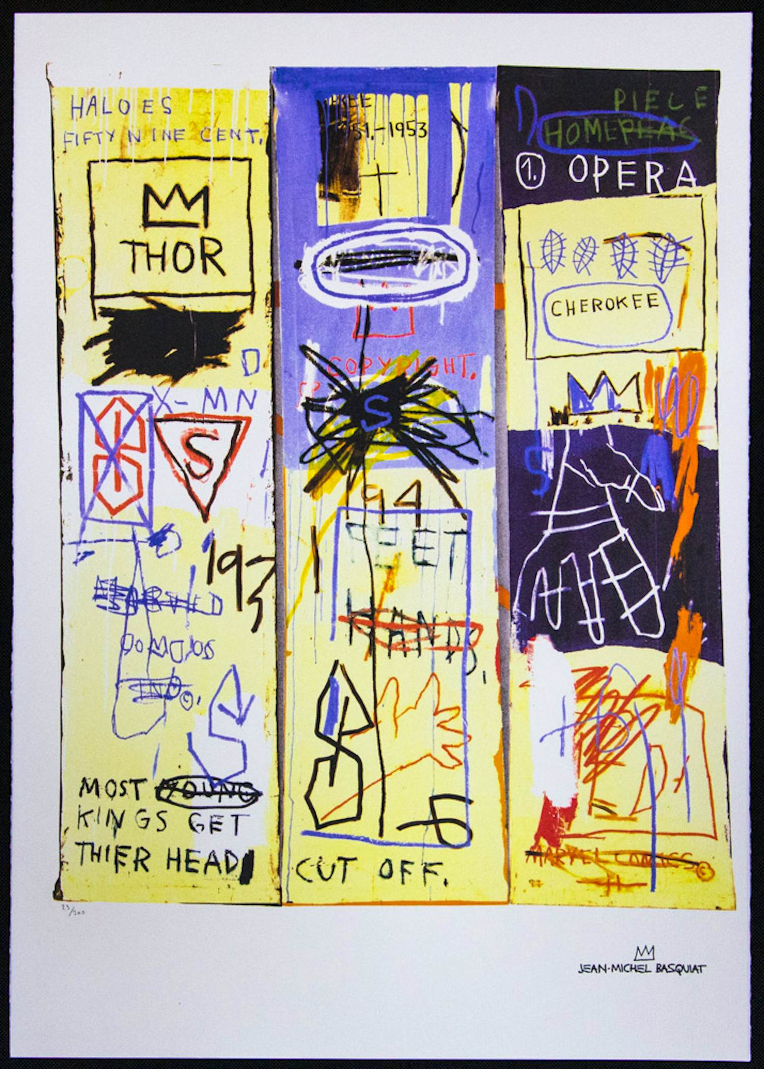 Jean-Michel Basquiat - Jean-Michel Basquiat 'Karel de Eerste' kopen? Bied vanaf 95!