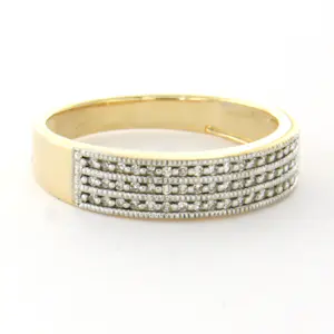 14k gouden ring met single cut geslepen diamant tot. 0.25ct – F/G - VS/SI kopen? Bied vanaf 360!