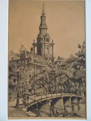 Jan Poortenaar - Raamgracht (Amsterdam) verkauft für € 40!