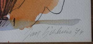 Jan Sierhuis - hand geaquarelleerde litho - 1974 kopen? Bied vanaf 55!