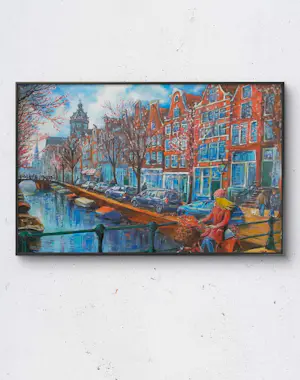 Elva Polyakova - Spring time in Amsterdam kopen? Bied vanaf 350!