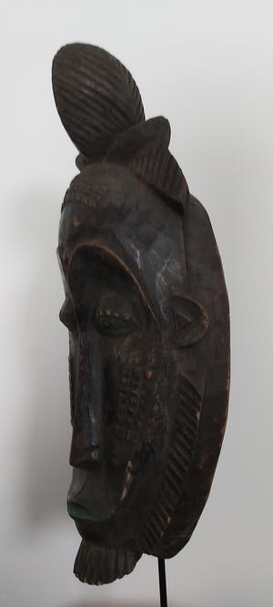 Baule - Oud tribal masker Iv. Coast kopen? Bied vanaf 25!