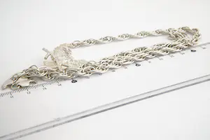 100 - Groot 1e geh. Zilveren halssieraad met "Adelaar met gespreide vleugels" kopen? Bied vanaf 85!