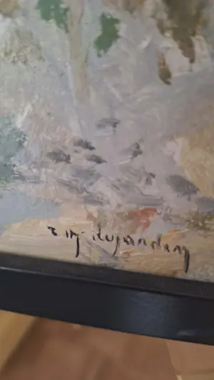 Rene Marie Dujardin - "Mediterrane sereniteit: een stenen citadel onder de azuurblauwe hemel" kopen? Bied vanaf 75!