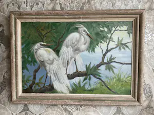 Jan Schonk - Zilverreigers in een boom kopen? Bied vanaf 250!