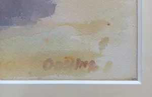 Jeanne Bieruma Oosting - Schaal met fruit, aquarel op papier (netjes ingelijst) kopen? Bied vanaf 550!