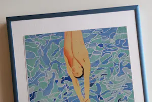 David Hockney - The Diver – Gesigneerd door Mark Spitz kopen? Bied vanaf 145!