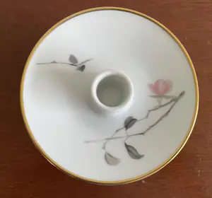 Rosenthal - Set porseleinen kandelaren Form 2000 decor Japanse kersenbloesem Japanse kopen? Bied vanaf 20!