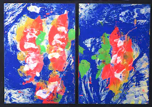 Theo Niermeijer - Lot van drie originele werken in gemengde techniek kopen? Bied vanaf 1!