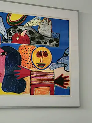 Corneille - Vrolijk Kleurrijk Groot werk GESIGNEERD 1993 Pinokkio kopen? Bied vanaf 675!