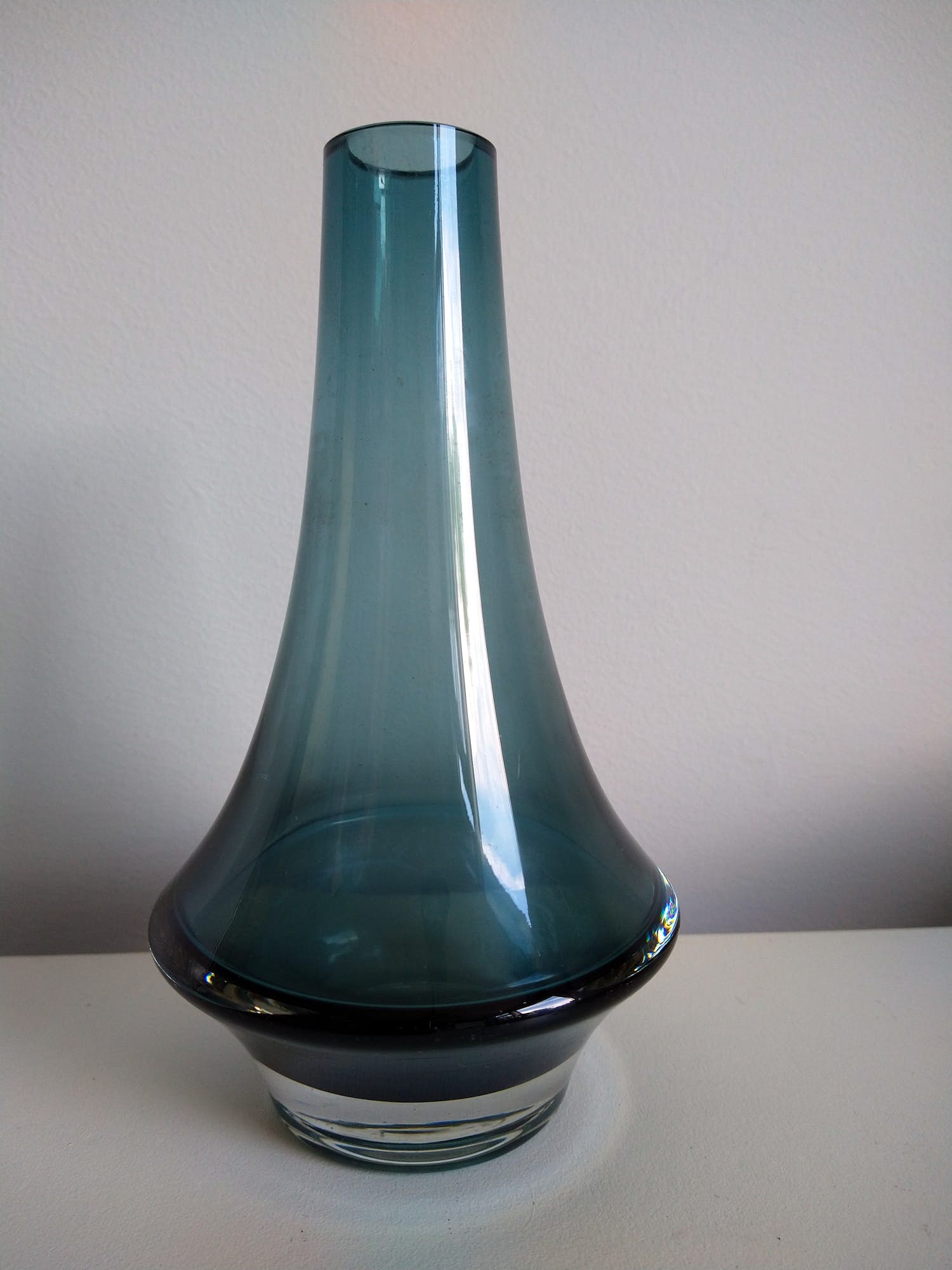 Riihimäki - Vintage glazen vaas verkocht voor € 65!