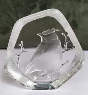 AcheterMats Jonasson - Pressepapier/sculptuur Kardinaalvogel? Enchérissez de 30!
