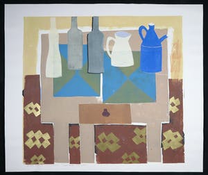 Betty Scheer - Linosnede, Stilleven kopen? Bied vanaf 1!