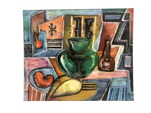 Paul Haanschoten - Kubistisch stilleven kopen? Bied vanaf 75!