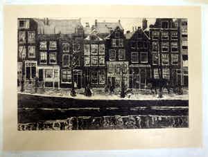 Carel Lodewijk Dake (jr.) - Huizen aan een gracht verkocht voor € 35!