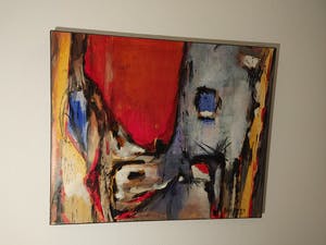 Frits Jansen - z,t, - abstract 1 kopen? Bied vanaf 150!