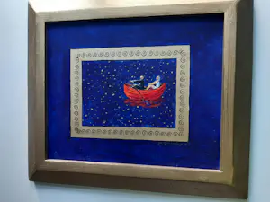 Jacques Tange - "Miroir" acryl/papier/board uit 2010 kopen? Bied vanaf 350!