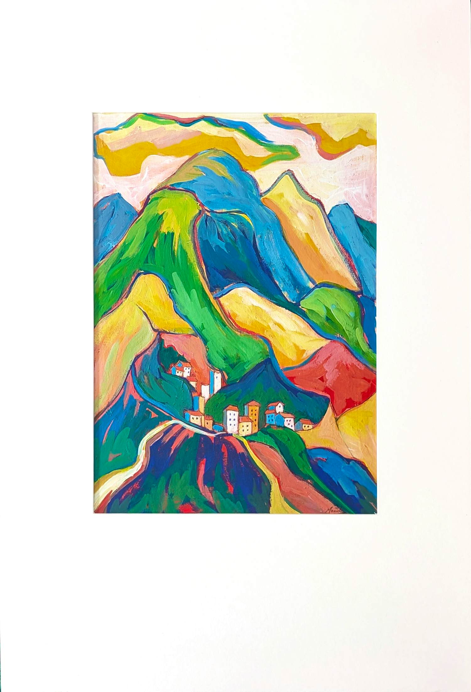 Joop van Egmond - Italiaans landschap kopen? Bied vanaf 175!