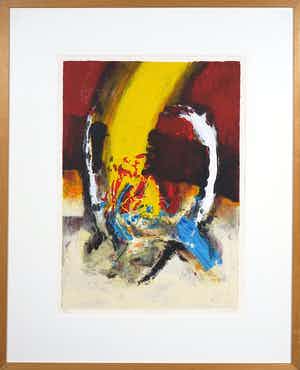 Hans Vanhorck - Litho, The Quest - Ingelijst verkocht voor € 35!