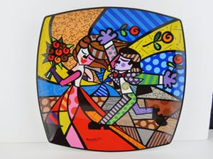 Romero Britto - Designschaal serie Artis et Orbis 2012 kopen? Bied vanaf 45!
