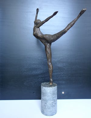 Brons (Onbekend) - Ballerina in brons , fraai beeld! kopen? Bied vanaf 150!