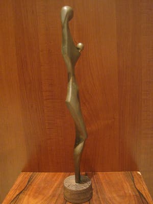 Brons (Onbekend) - Een moeder met haar kindje. kopen? Bied vanaf 85!