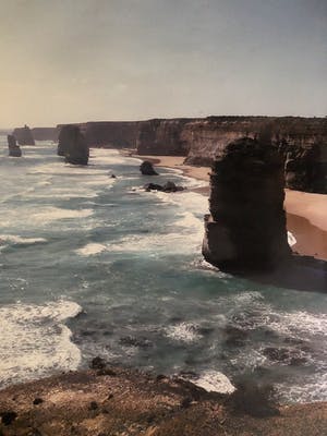Niet of onleesbaar gesigneerd - Krijtrotsen in zee - Fotografie kopen? Bied vanaf 1!