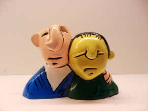 Herman Brood - Sculptuur van Kunsthars FOR EVER ---MET CERTIFICAAT!!! verkocht voor € 110!