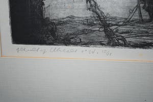 Dirkje Kuik - Gezicht op Utrecht, ets 5e staat, oplage 25/25 kopen? Bied vanaf 60!