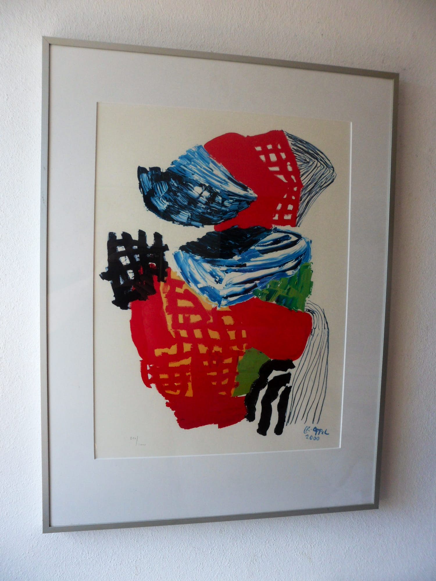 Karel Appel - THOUGHT'S BOOMERANG, Litho 2000. kopen? Bied vanaf 180!