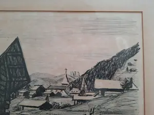 Fred Stauffer - Bauer in einer Berglandschaft in der Sonne kopen? Bied vanaf 40!