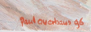 Paul Overhaus - Acryl op board, Zonder titel - Ingelijst kopen? Bied vanaf 60!