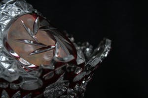 Niet of onleesbaar gesigneerd - Zwaar Kristalen Bonboniere. kopen? Bied vanaf 1!