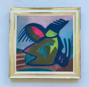 Klaas Boonstra - zonder titel maar met lijst verkauft für € 158!