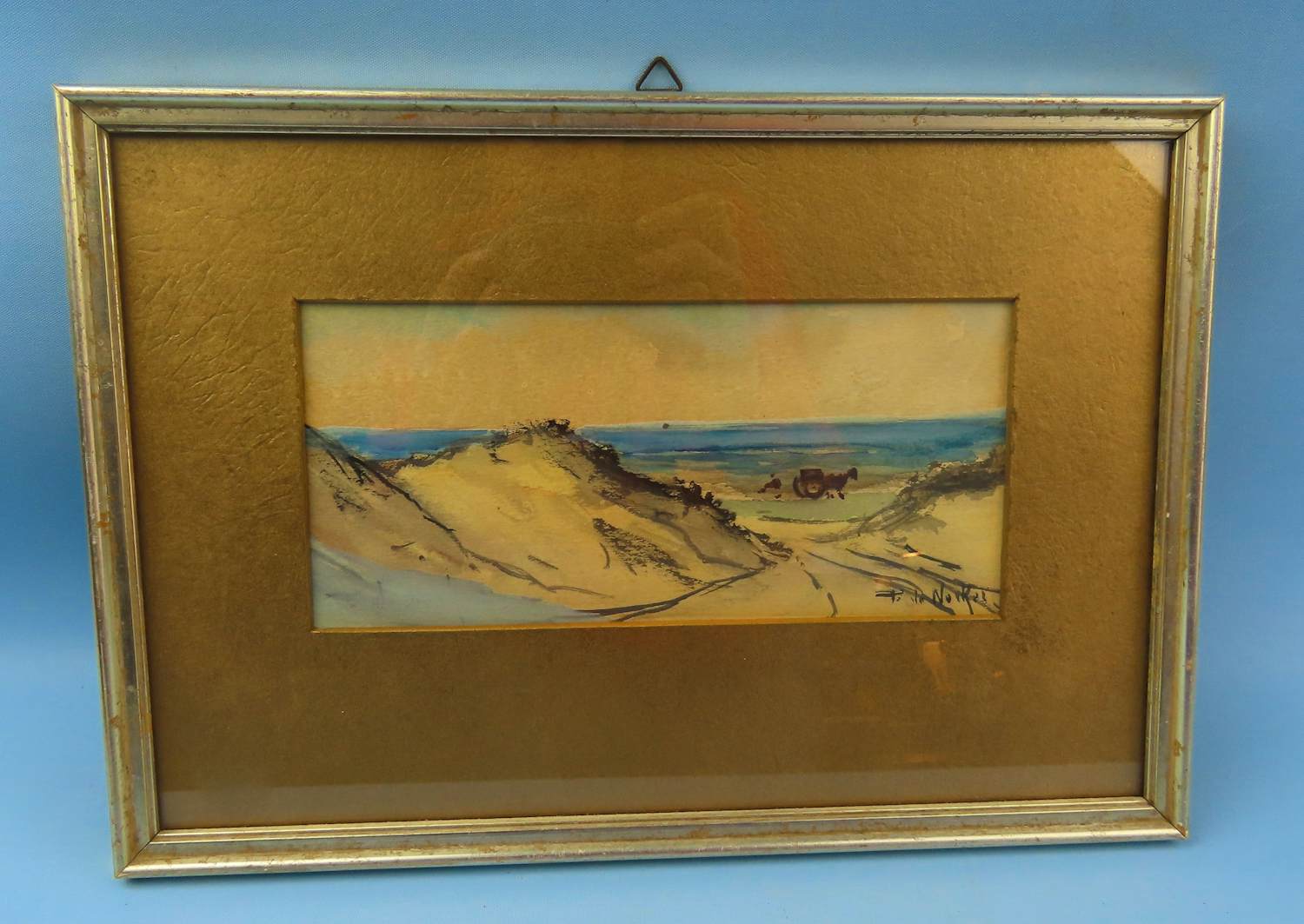 Frans de Nocker - Strandgezicht met paard en wagen kopen? Bied vanaf 50!