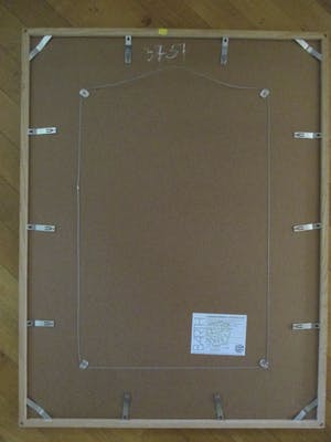 Lon Buttstedt - Grote ingelijste litho "Yemeni eyes make salt water" perfect ingelijst kopen? Bied vanaf 70!