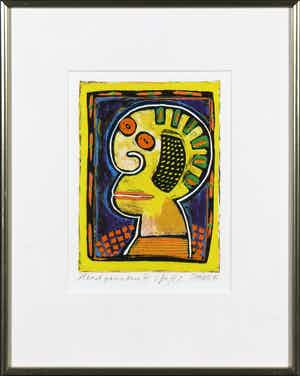 Clemens Briels - Zeefdruk, Headquarters III verkocht voor € 50!