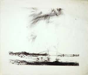 Willem den Ouden - Ets, Landschap met burg verkocht voor € 60!