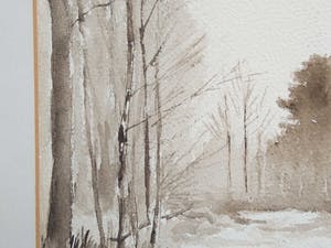 Niet of onleesbaar gesigneerd - Aquarel landschap. kopen? Bied vanaf 10!