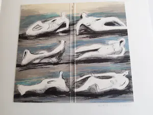 Henry Moore - Litho, Omslag van de catalogus van de Galerie Berggruen, Parijs, 1981. kopen? Bied vanaf 35!